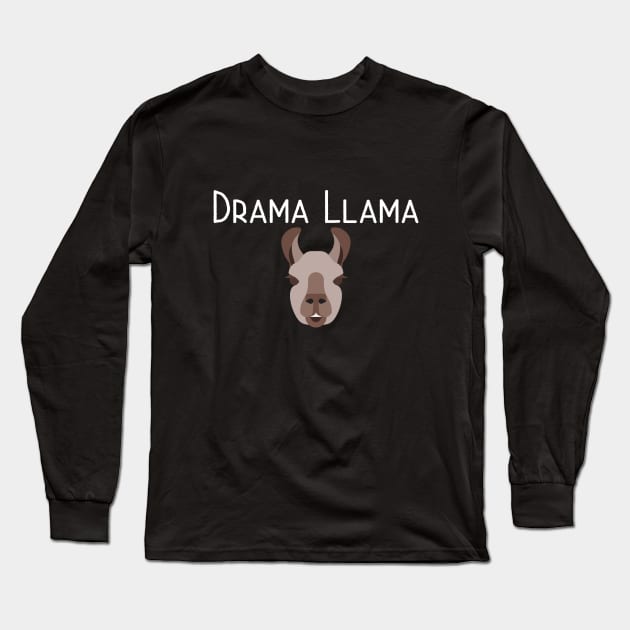 Drama - Drama Llama Long Sleeve T-Shirt by Kudostees